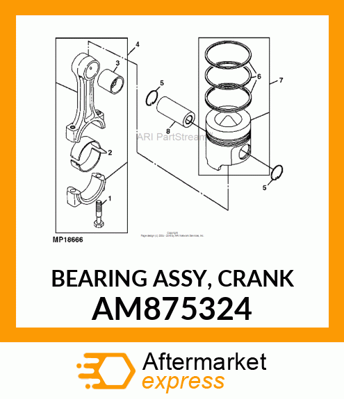 BEARING ASSY, CRANK AM875324