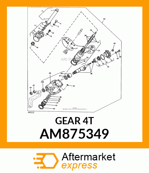 Shaft Sector Asm AM875349