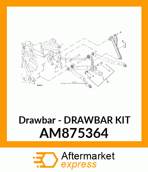 Drawbar AM875364