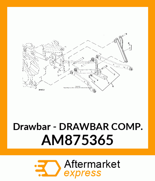 Drawbar AM875365