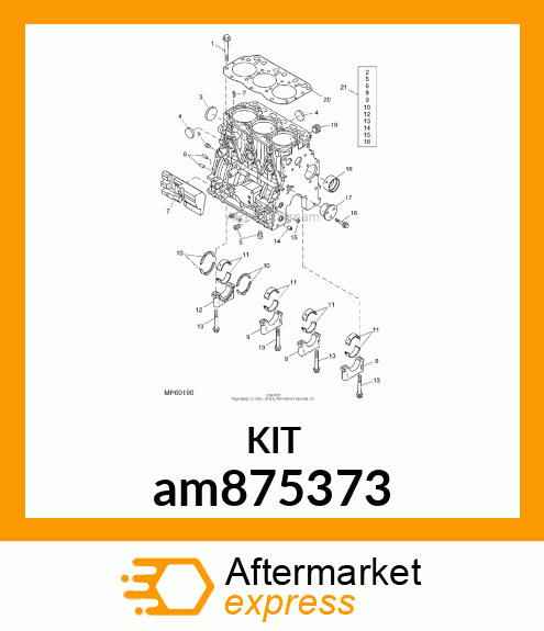 BEARING ASSY, THRUST am875373