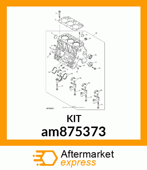 BEARING ASSY, THRUST am875373