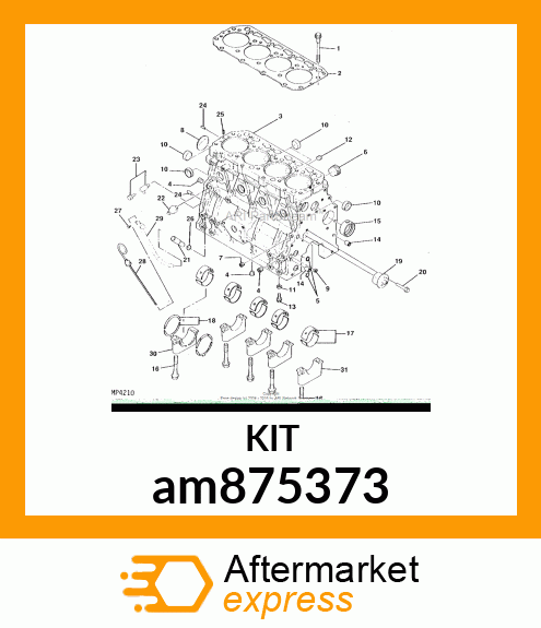 BEARING ASSY, THRUST am875373