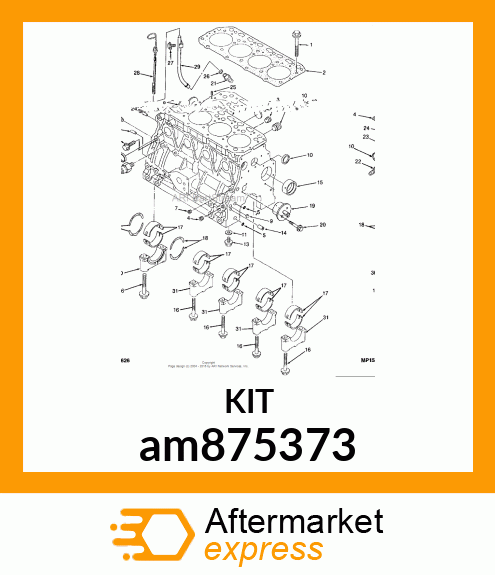 BEARING ASSY, THRUST am875373