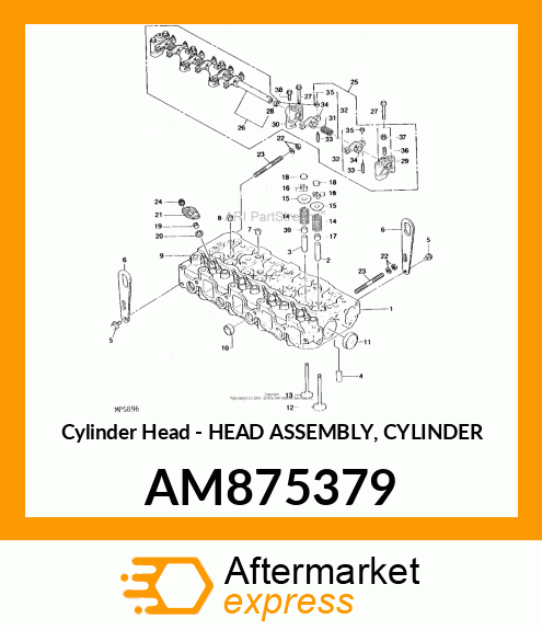 Cylinder Head - HEAD ASSEMBLY, CYLINDER AM875379