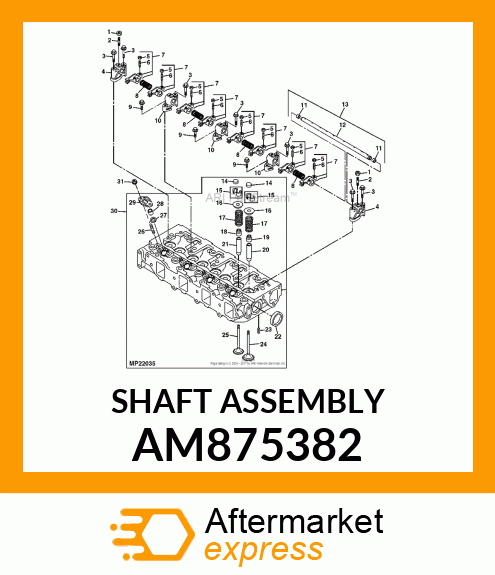 SHAFT ASSEMBLY AM875382