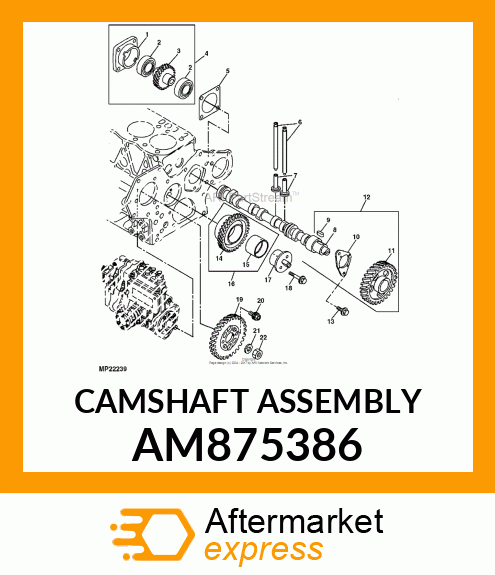 CAMSHAFT ASSEMBLY AM875386