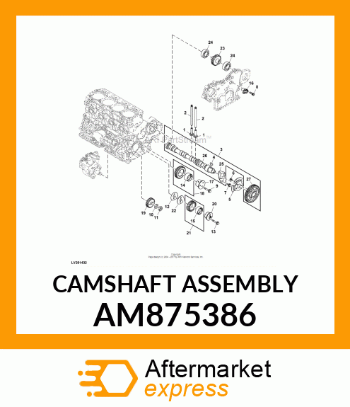 CAMSHAFT ASSEMBLY AM875386