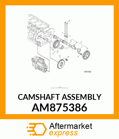 CAMSHAFT ASSEMBLY AM875386