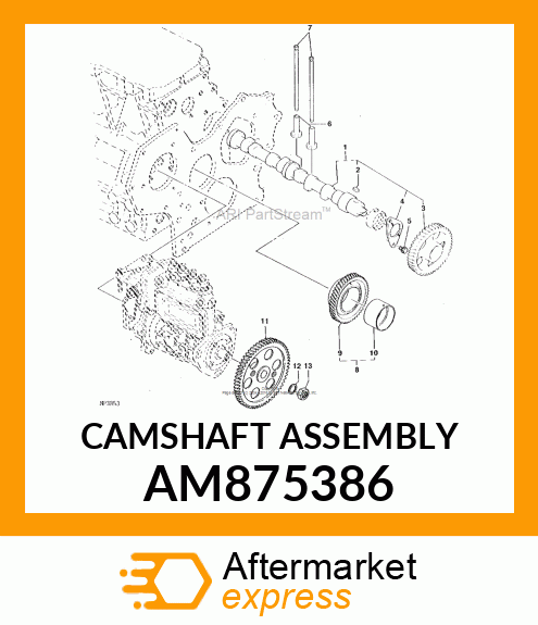 CAMSHAFT ASSEMBLY AM875386