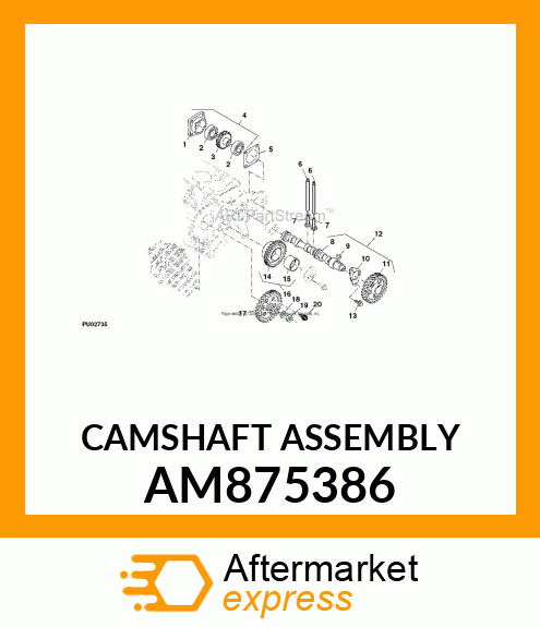 CAMSHAFT ASSEMBLY AM875386