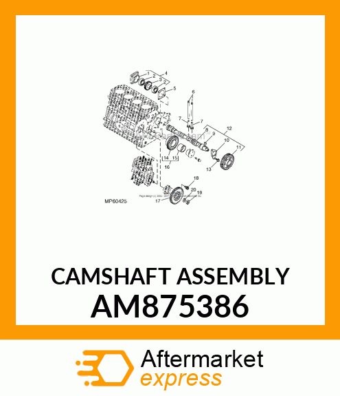 CAMSHAFT ASSEMBLY AM875386