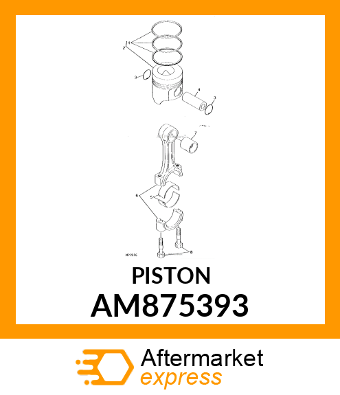 Piston AM875393