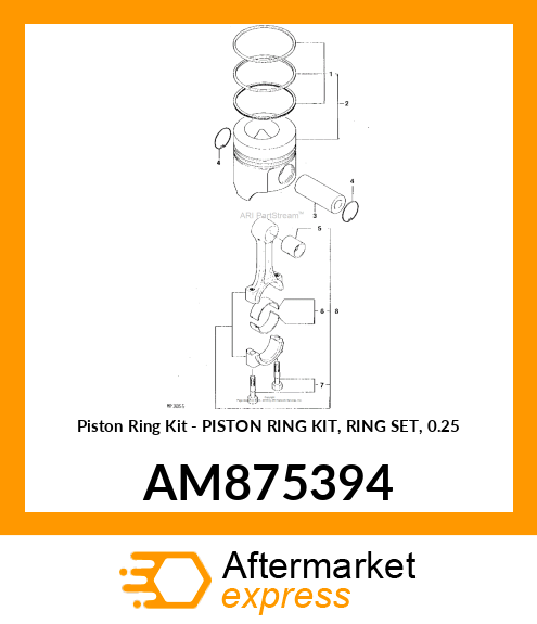 Piston Ring Kit AM875394