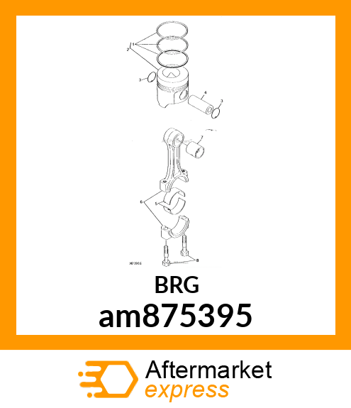 BEARING ASSY, CRANK am875395