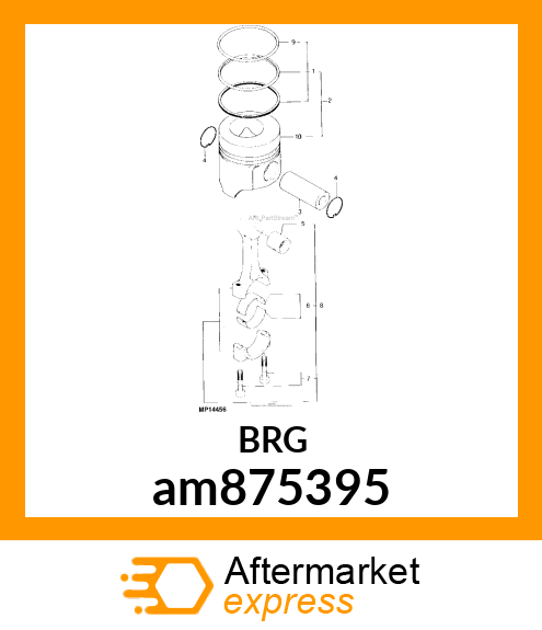 BEARING ASSY, CRANK am875395