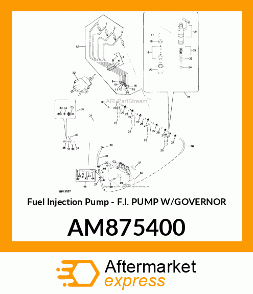 Fuel Injection Pump - F.I. PUMP W/GOVERNOR AM875400