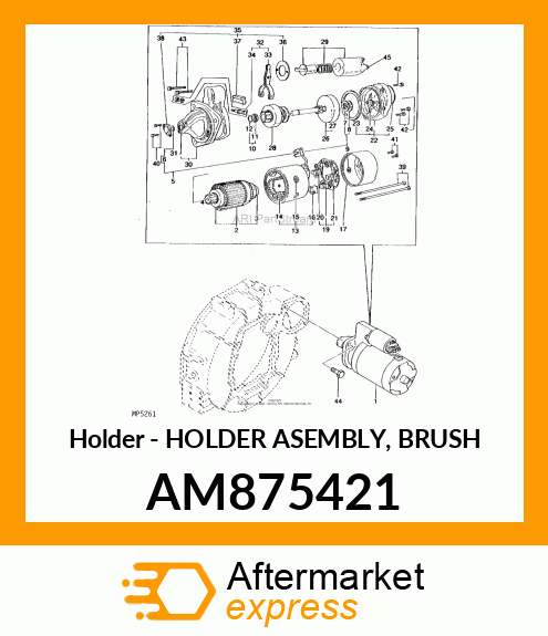 Holder Asm Brush AM875421