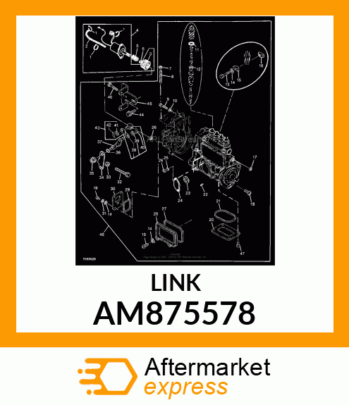 LINK KIT, SOLENOID AM875578