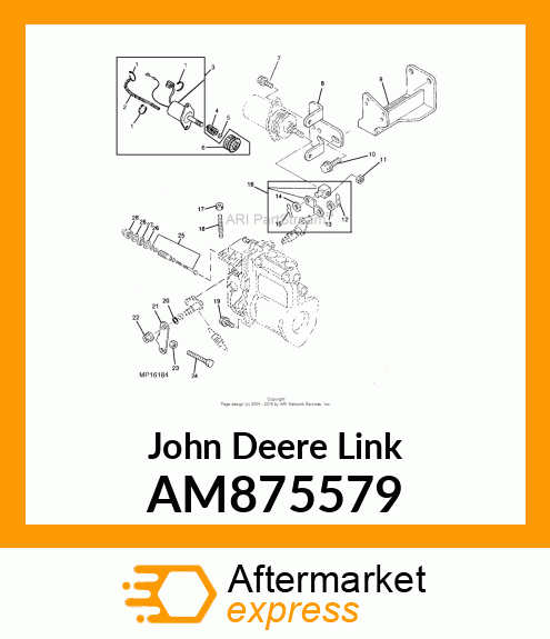 LINK KIT, SOLENOID AM875579