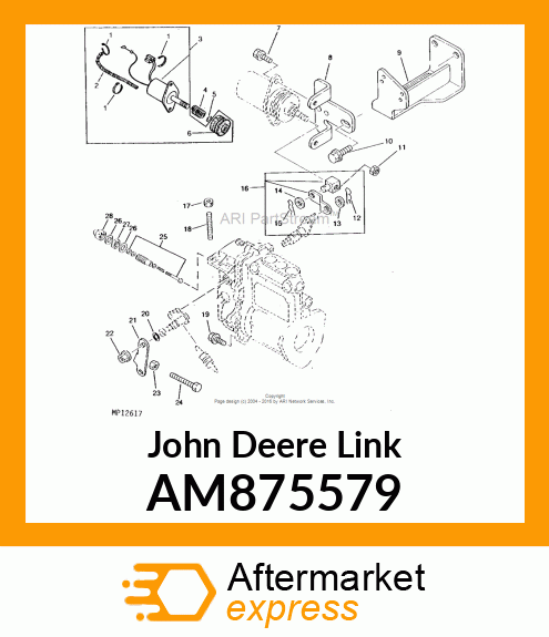 LINK KIT, SOLENOID AM875579