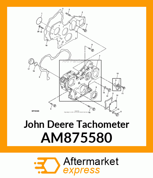 GEAR UNIT ASSEMBLY, TACHOMETER AM875580