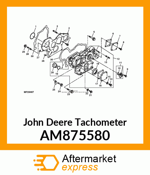 GEAR UNIT ASSEMBLY, TACHOMETER AM875580