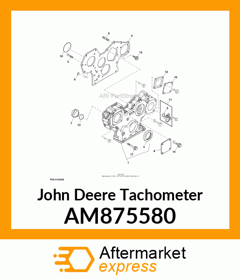 GEAR UNIT ASSEMBLY, TACHOMETER AM875580