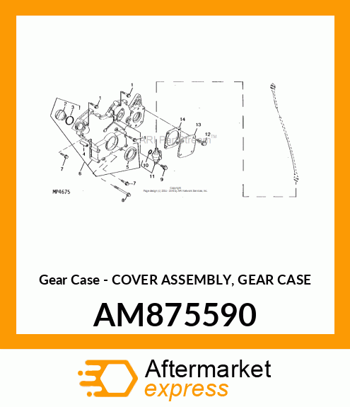 Gear Case AM875590