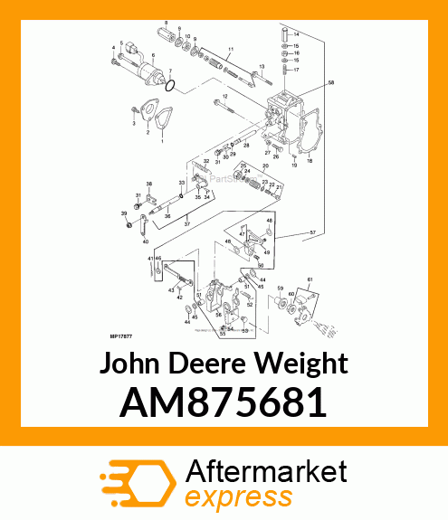 WEIGHT ASSEMBLY AM875681