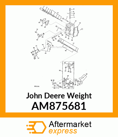 WEIGHT ASSEMBLY AM875681