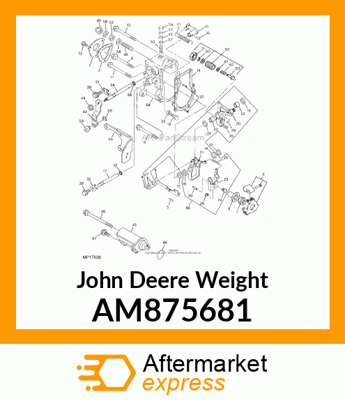 WEIGHT ASSEMBLY AM875681