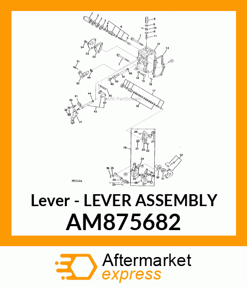 Lever - LEVER ASSEMBLY AM875682