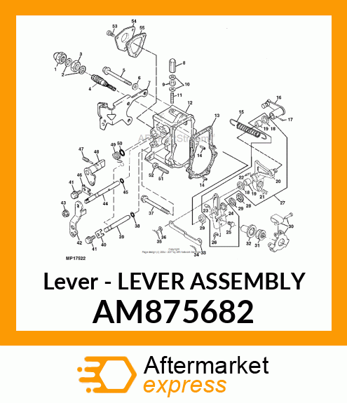 Lever - LEVER ASSEMBLY AM875682