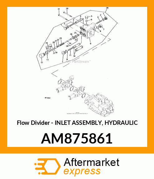 Inlet Asm Hydraulic AM875861