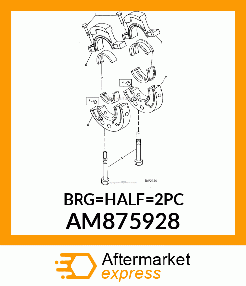 BEARING ASSEMBLY AM875928