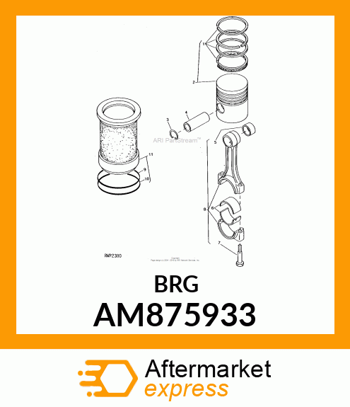 BEATBEARING ASSEMBLY AM875933