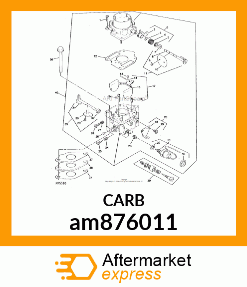 CARBURETOR am876011