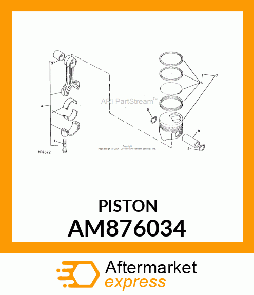 Piston AM876034