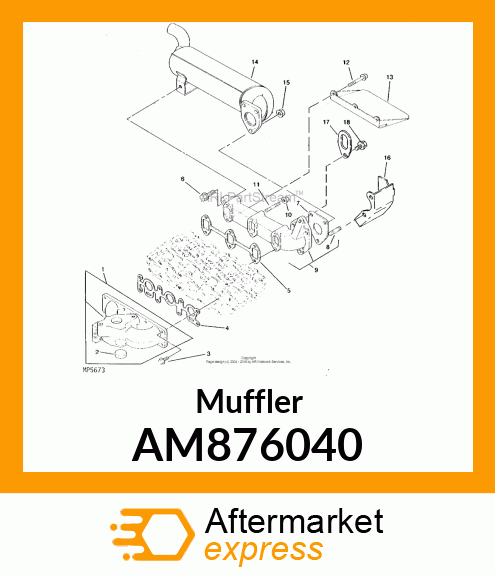 Muffler AM876040