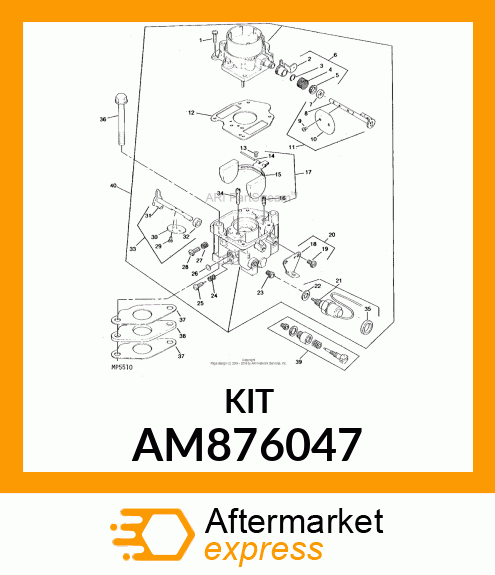 SCREW amp; PLUG KIT AM876047