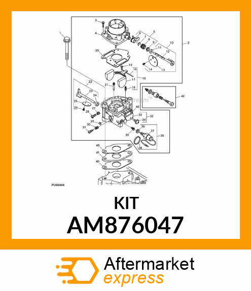 SCREW amp; PLUG KIT AM876047