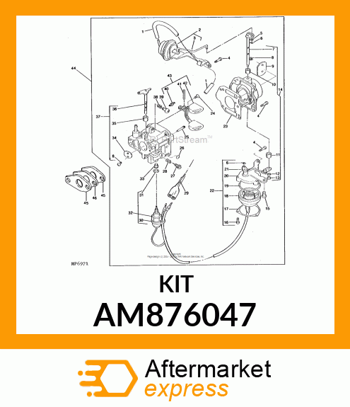 SCREW amp; PLUG KIT AM876047