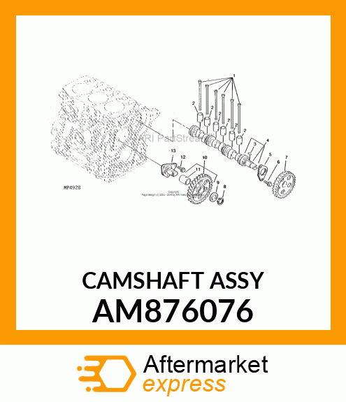 Camshaft AM876076