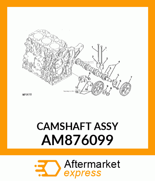 CAMSHAFT ASSY AM876099