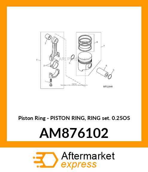 Piston Ring AM876102