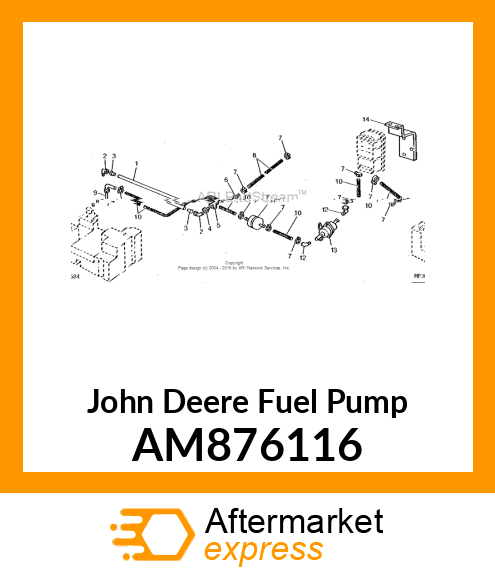 PUMP, FUEL AM876116