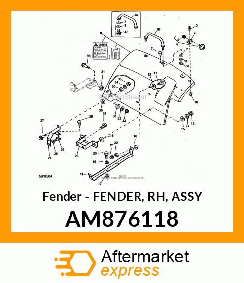 Fender - FENDER, RH, ASSY AM876118