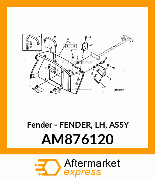 Fender - FENDER, LH, ASSY AM876120