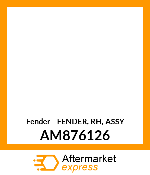 Fender - FENDER, RH, ASSY AM876126